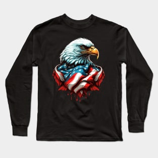 American Eagle Flag Long Sleeve T-Shirt